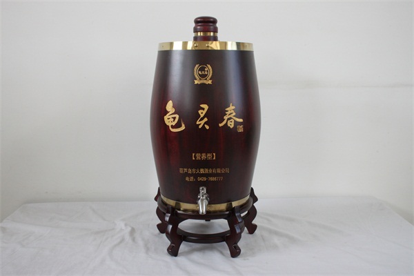 立式不銹鋼內膽實木酒桶